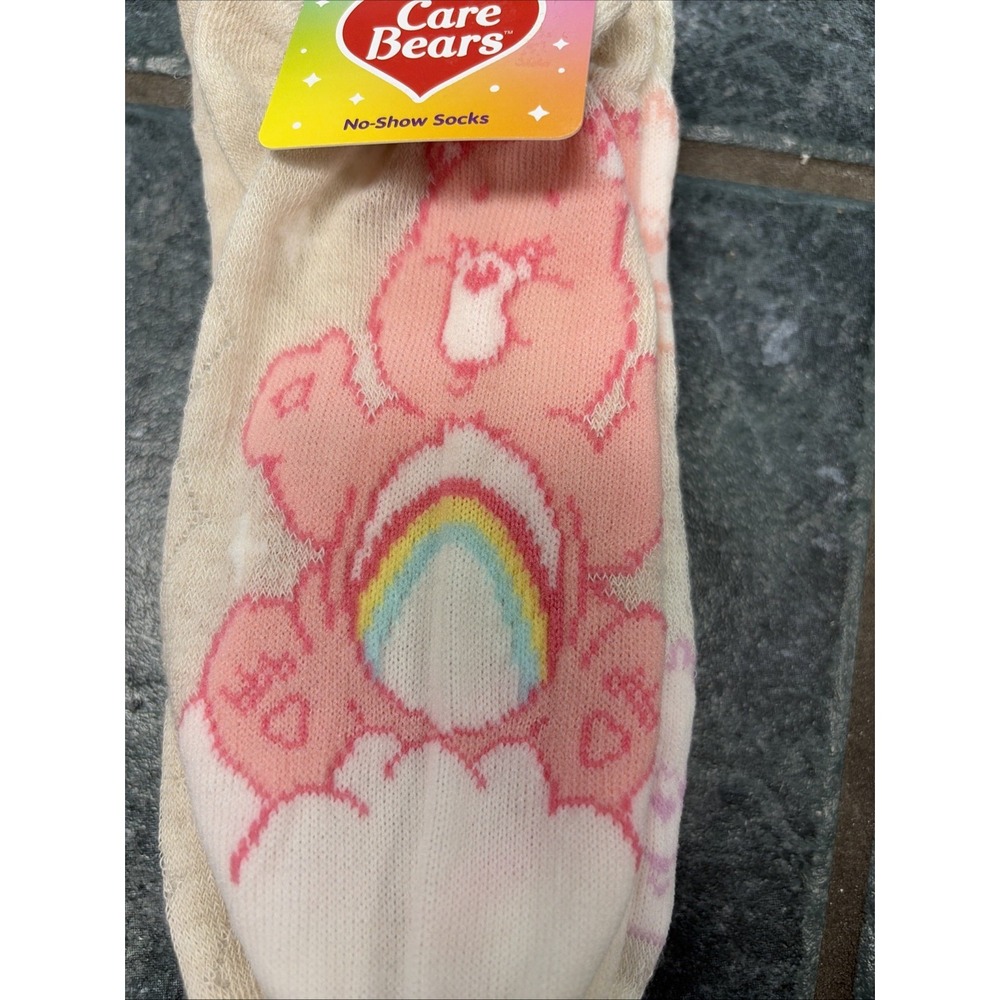 Care Bears No Show Socks - Size 4-10 - 3 Pair - New - Picture 4 of 5